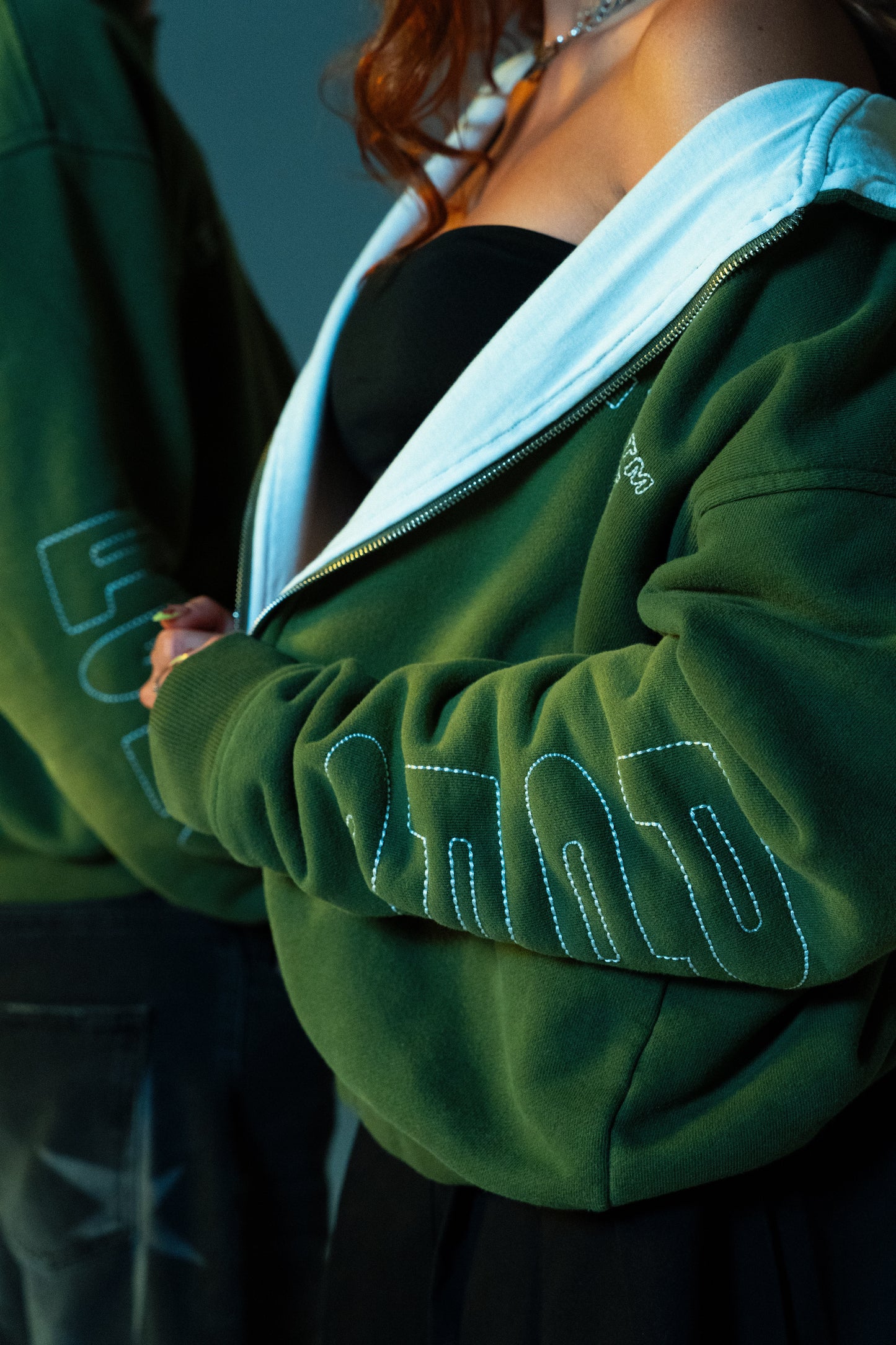 Unbasic Greenish Hoodie 07
