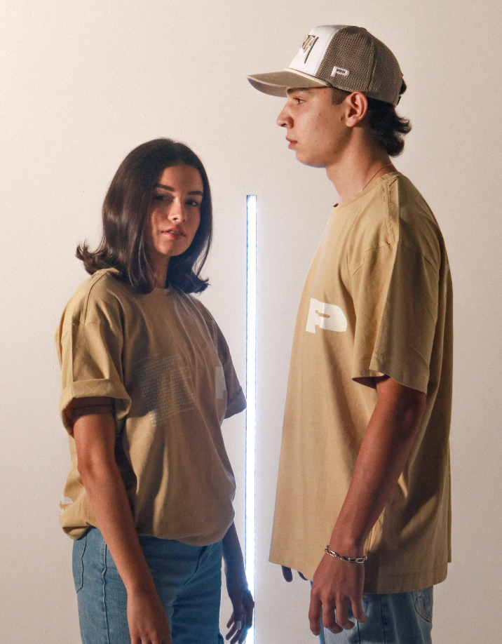 "Beige Lemuria" T-Shirt 