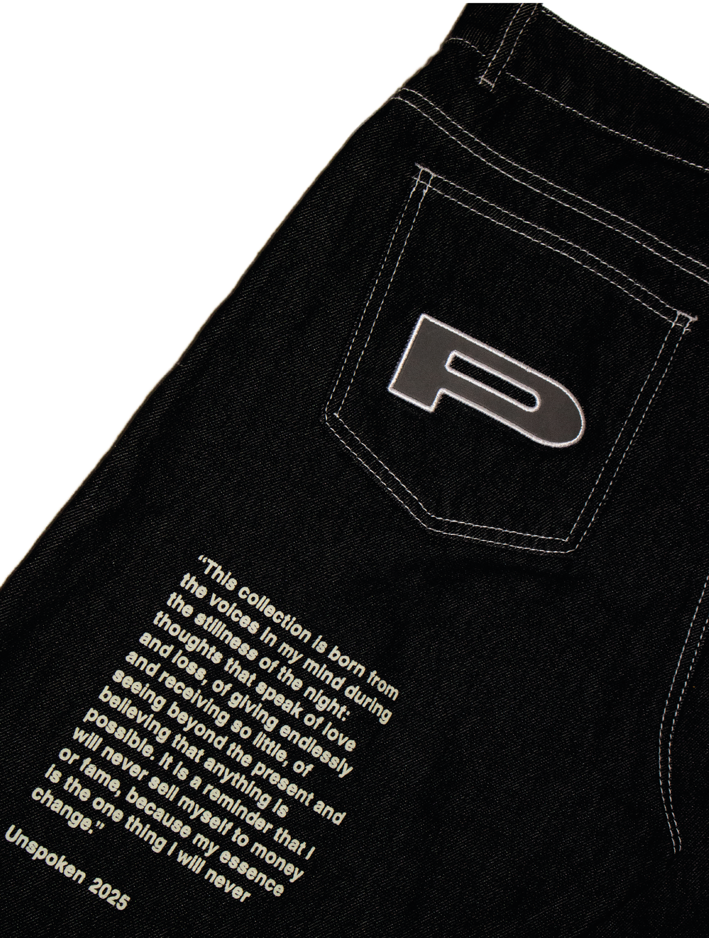 “UNSPOKEN” flair jean (friends & family)