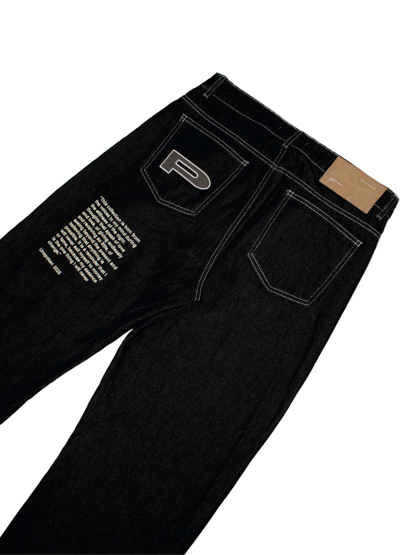 “UNSPOKEN” flair jean (friends & family)